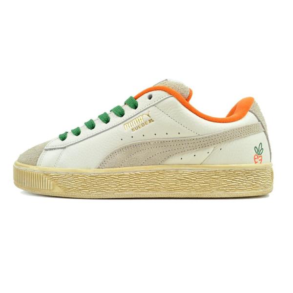 PUMA SUEDE XL 2 CARROTS WARM WHITE-RICKIE ORANGE 398801-01 PUMA SUEDE XL 2 CARROTS WARM WHITE-RICKIE ORANGE 398801-01