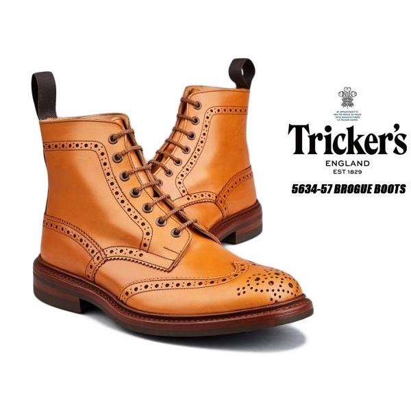 Tricker's（トリッカーズ） TRICKER'S M5634 57 BROGUE BOOTS STOW C