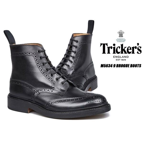 Tricker's（トリッカーズ） TRICKER'S M5634 9 BROGUE BOOTS STOW