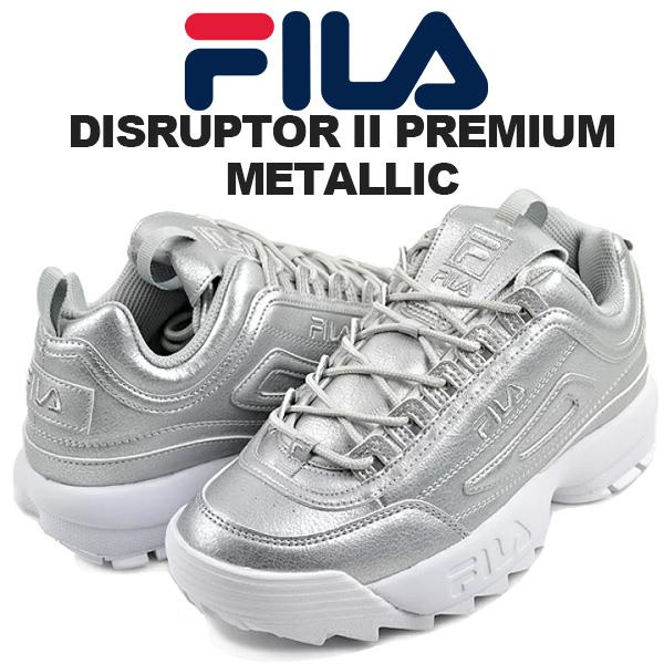 FILA 厚底スニーカー メタリック FOOTWEAR】ディスラプター II クリーズド メタリック ウィメンズ