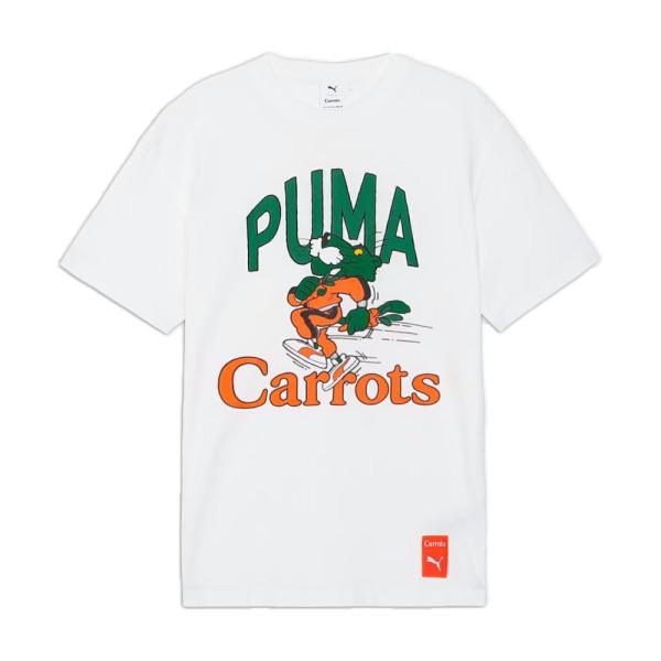 PUMA（プーマ） PUMA CARROTS GRAPHIC TEE WHITE 627443-02 x