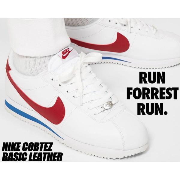 コルテッツ NIKE CORTEZ BASIC LEATHER white/varsity red 819719-103