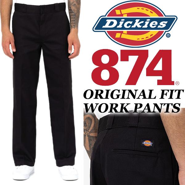 Dickies 874 Original Fit パンツ ブラック DICKIES 874 FLEX WORK PANTS BLACK 【 ディッキーズ 874