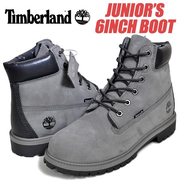 Timberland JUNIOR'S 6INCH BOOT MEDIUM GREY NUBUCK a2kc6