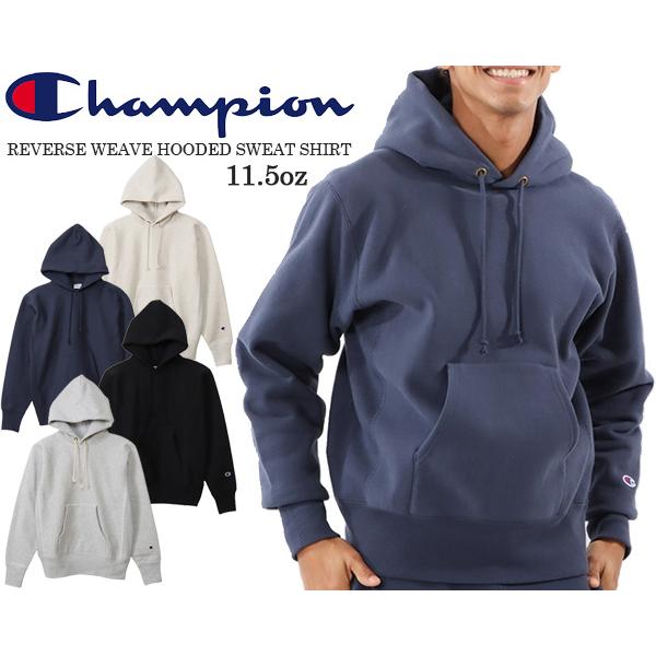REVERSE WEAVE Champion HOODED SWEAT SHIRT 11.5oz. c3-y132