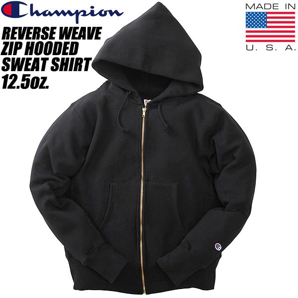 MADE IN USA（Champion） Champion REVERSE WEAVE ZIP HOODED SWEAT