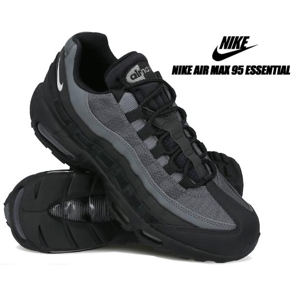 NIKE AIR MAX 95 ESSENTIAL black/white-smoke grey ci3705-002 NIKE AIR MAX 95 ESSENTIAL black/white-smoke grey ci3705-002
