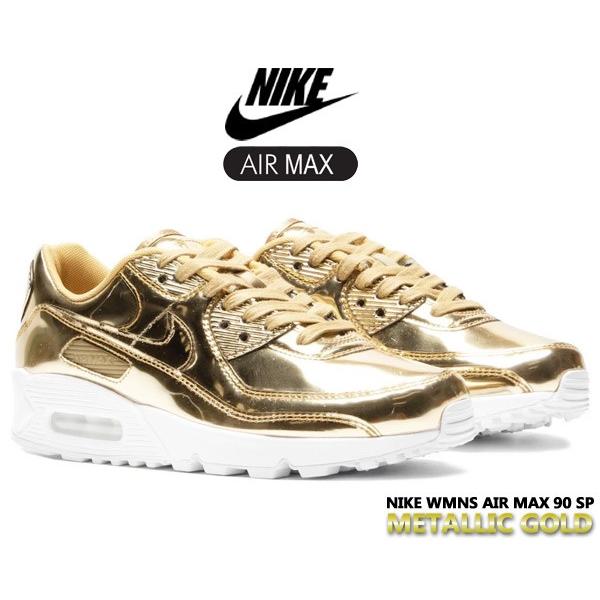 NIKE（ナイキ） NIKE WMNS AIR MAX 90 SP METALLIC PACK metallic gold