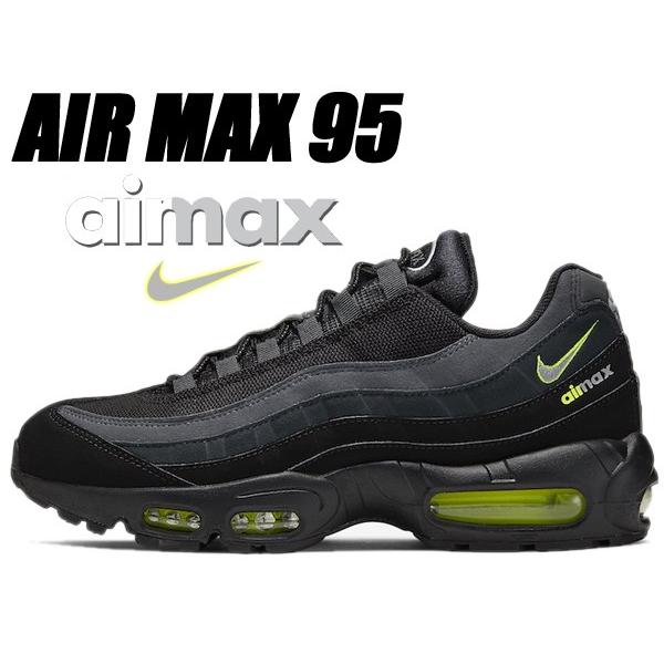 エア マックス 95 NIKE AIR MAX black/lt smoke grey-volt エア マックス 95 NIKE AIR MAX black/lt smoke grey-volt