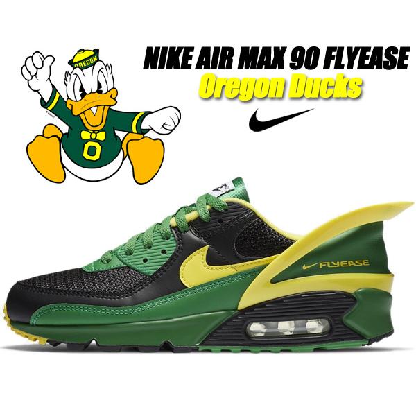 Nike Air Max 90 Flyease Oregon Ducks Black Yellow Strike Cz4270 001 ナイキ エアマックス 90 フライイーズ スニーカー Am90 オレゴンダックス Cz4270 001 Limited Edt 通販 Yahoo ショッピング