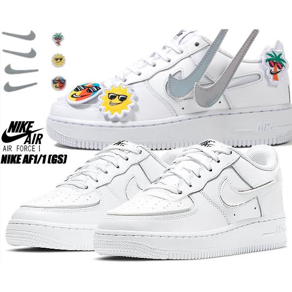 Nike Af1 1 Gs White Wht Black Db2812 100 ナイキ エアフォース 1 1 ガールズ レディース スニーカー ホワイト 面ファスナー カスタム Air Force 1 Db2812 100 Limited Edt 通販 Yahoo ショッピング