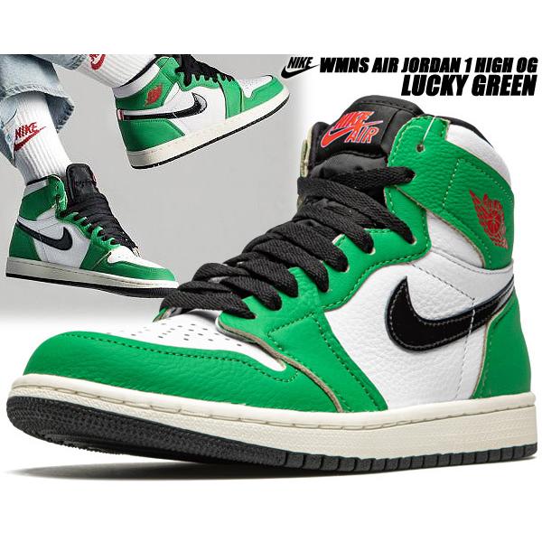 Jordan NIKE WMNS AIR JORDAN 1 HIGH OG lucky green/black-white-sail 