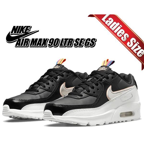 Nike Air Max 90 Ltr Se Gs Off Noir Mtlc Pewter Black Dj0414 001 ナイキ エアマックス 90 レザー ガールズ レディース メダル Am90 スペシャル Dj0414 001 Limited Edt 通販 Yahoo ショッピング