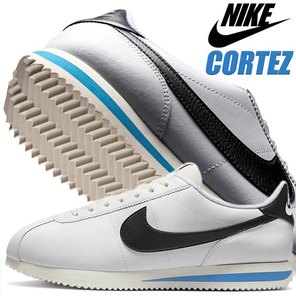 コルテッツ NIKE CORTEZ white/black-lt photo blue-sail dm4044