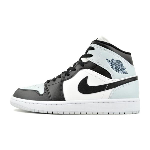 エア ジョーダン 1 NIKE AIR JORDAN MID blk/squadron blue-aura-wht