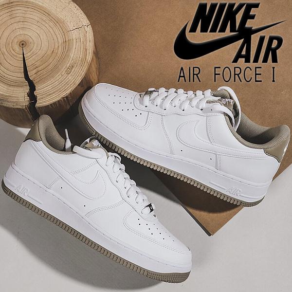 NIKE AIR FORCE 1 07 white/white-khaki dr9867-100 ナイキ エア