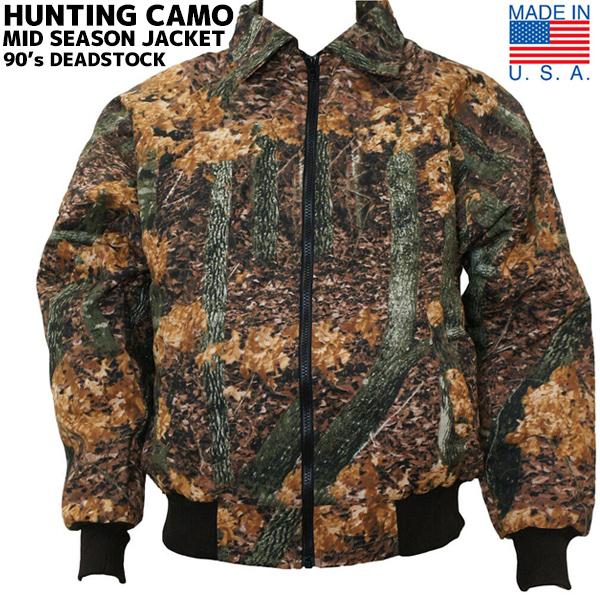 HUNTING CAMO MID SEASON JACKET Made in USA DEADSTOCK ハンティング