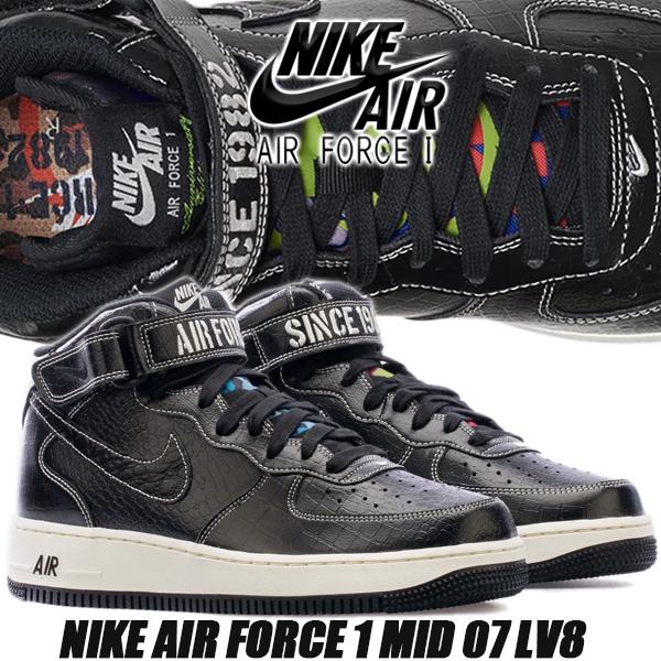 NIKE AIR FORCE 1 MID 07 LV8 black/black-pale ivory dv1029-010 Our