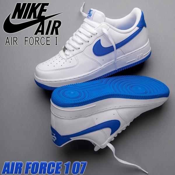 エア フォース 1 NIKE AIR FORCE 07 white/photo blue-white エア フォース 1 NIKE AIR FORCE 07 white/photo blue-white