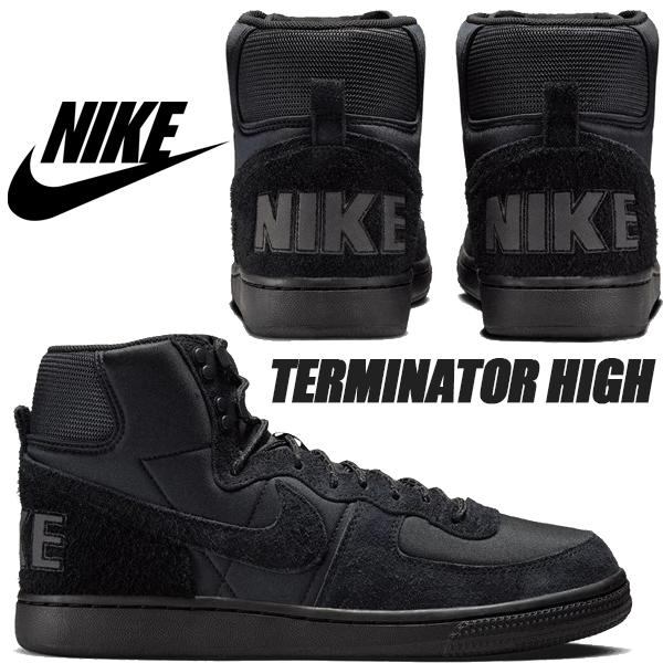NIKE TERMINATOR HIGH black/black-blk fj5464-010 ナイキ NIKE TERMINATOR HIGH black/black-blk fj5464-010 ナイキ