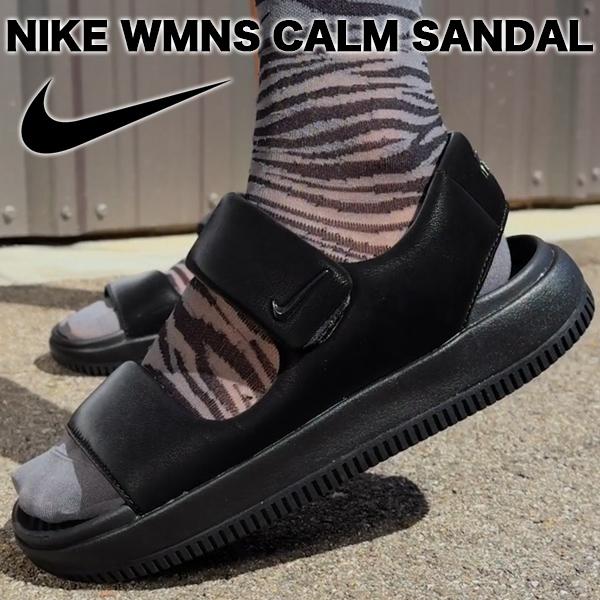 NIKE（ナイキ） NIKE WMNS CALM SANDAL black/black-blk fj6043-001