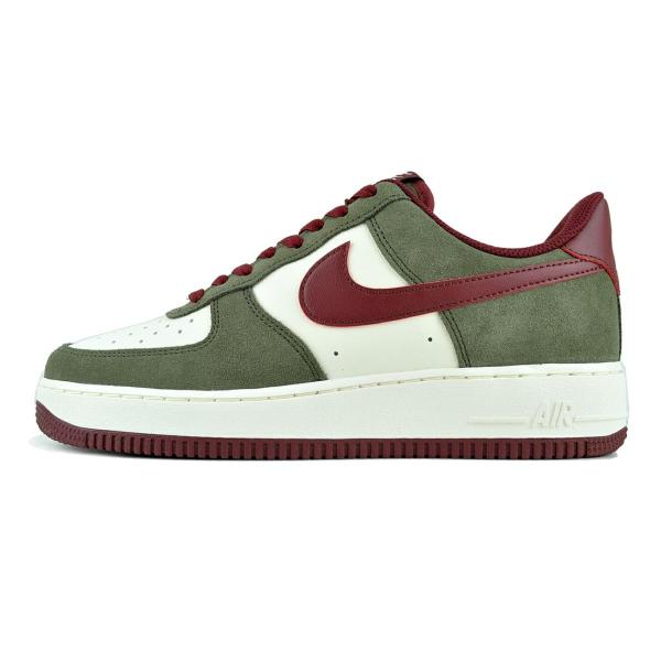 エア フォース 1 NIKE AIR FORCE 07 LV8 cargo khaki/dark team red