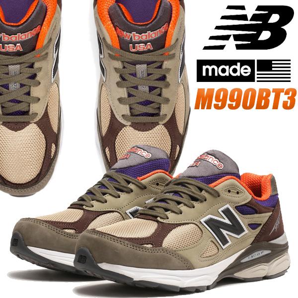990シリーズ NEW BALANCE M990BT3 MADE IN U.S.A. BROWN Width D