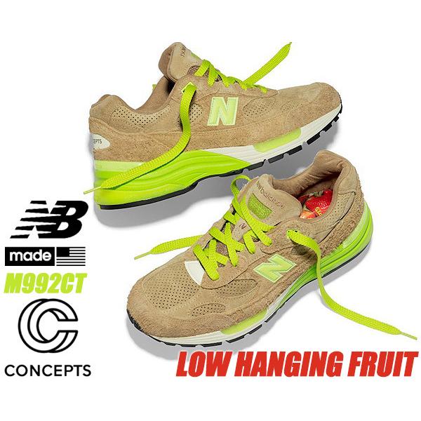 992シリーズ NEW BALANCE M992CT CONCEPTS Fruit MADE IN U.S.A. width 