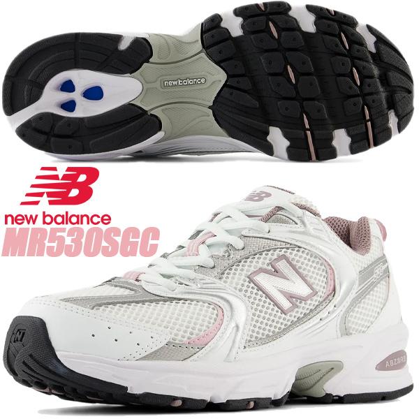 NEW BALANCE MR530SGC WHITE MAGENTA width D ニューバランス 530 レディース スニーカー ホワイト ピンク シルバー New Balance（ニューバランス） NEW BALANCE MR530SGC WHITE MAGENTA