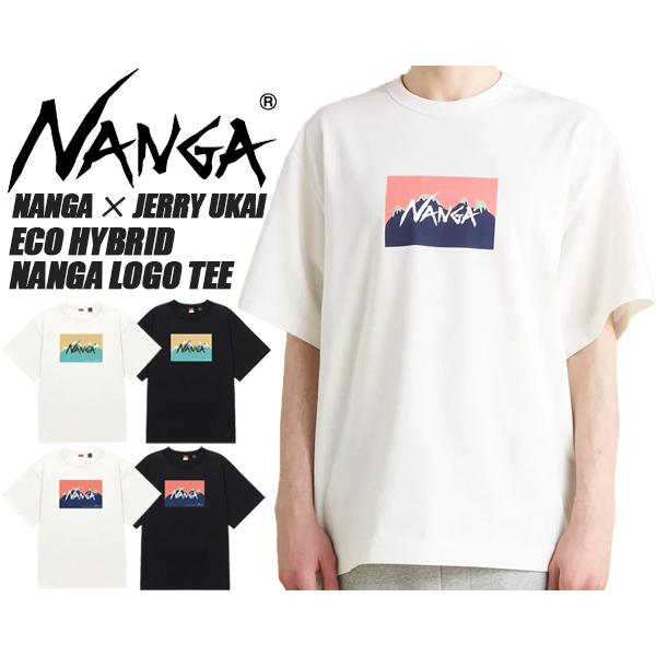 NANGA（ナンガ） NANGA Jerry Ukai ECO HYBRID NANGA LOGO TEE nw2411