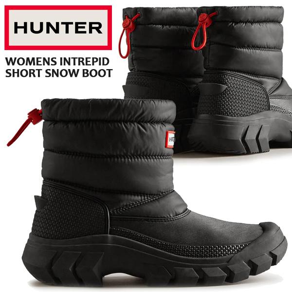インテレピッド ショート ブーツ HUNTER wfs2108wwu-blk新品 HUNTER（ハンター） HUNTER WOMENS INTREPID SHORT SNOW BOOT BLACK