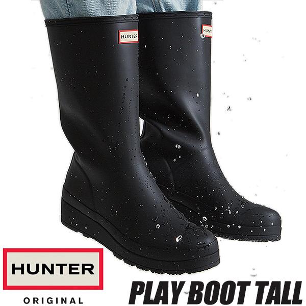 HUNTER ORIGINAL PLAY BOOT TALL BLACK wft2007rma blk ハンター