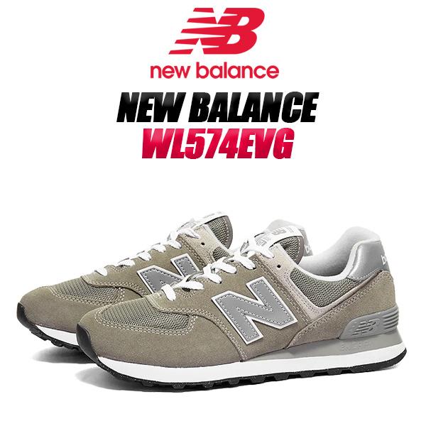 NEW BALANCE WL574EVG width B GRAY EVERGREENER PACK ニューバランス ウィメンズ 574 レディース  スニーカー グレー GREY