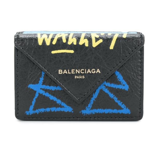 最安値で売る BALENCIAGA ペーパーミニ ウォレット グラフィティ 3つ折り財布 - suntox.co.jp