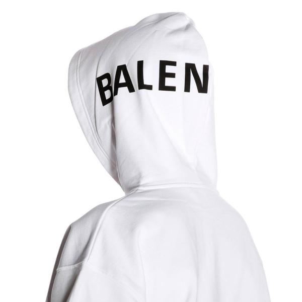 バレンシアガ フードロゴ パーカー レディース オーバーサイズ