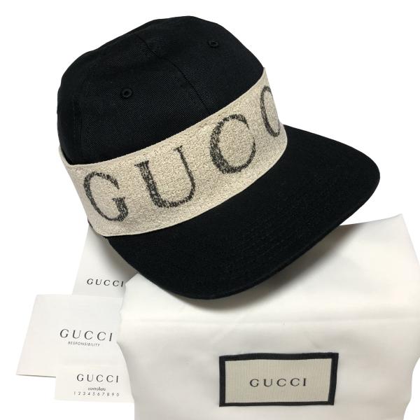 グッチ ヘアバンド付き ベースボール キャップ 4925454HC561077 GUCCI