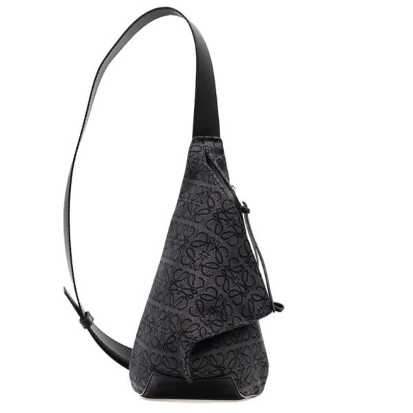 ロエベ LOEWE メンズ アントン スリング【アンスラサイト/ブラック 】