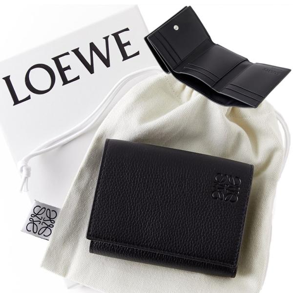LOEWE ロエベ トライフォールド ソフトグレインカーフ 三つ折り