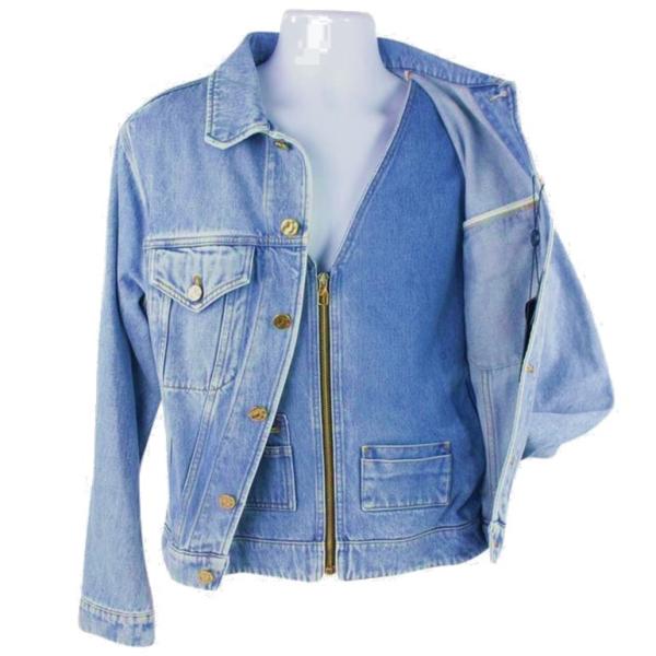 誕生日/お祝い LOUIS VUITTON 2019SS ダブルフロント デニムジャケット