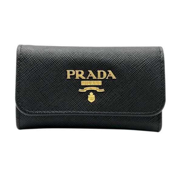 PRADA - PRADAサフィアーノレザー キーリング プラダ ブルー ネイビー