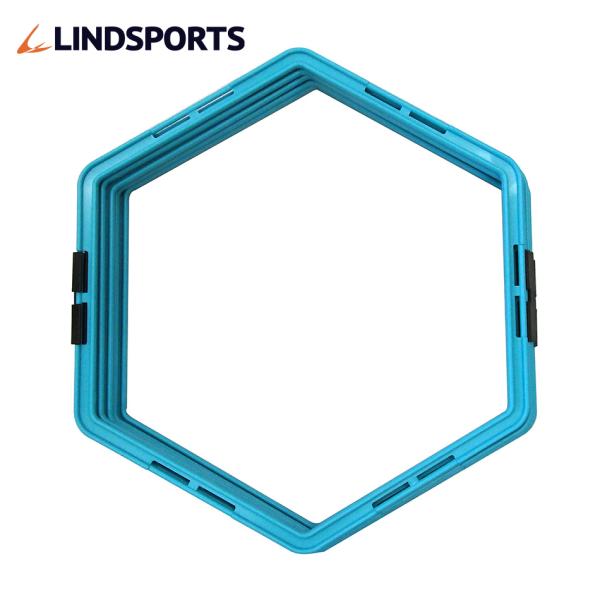 ヘキサゴンリング (6個セット) コネクター×5個付属 敏捷性 アジリティトレーニング LINDSPORTS リンドスポーツ