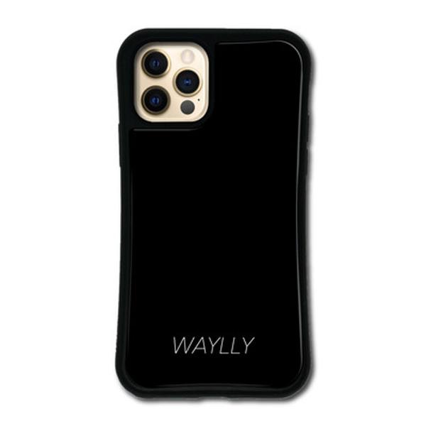 Waylly Mk ウェイリー Iphone12pro Iphone12 アイフォン ケース カバー スマホケース 着せ替え ブラック 黒 おしゃれ 耐衝撃 くっつく Lineモバイル 通販 Paypayモール