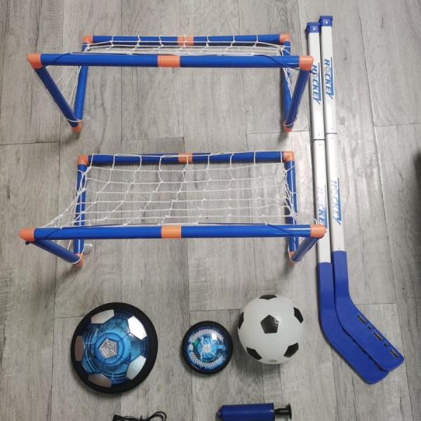 エアー サッカー サッカーボール エアーパワーサッカーディスク 浮力 室内 サッカー スポーツ フルセット