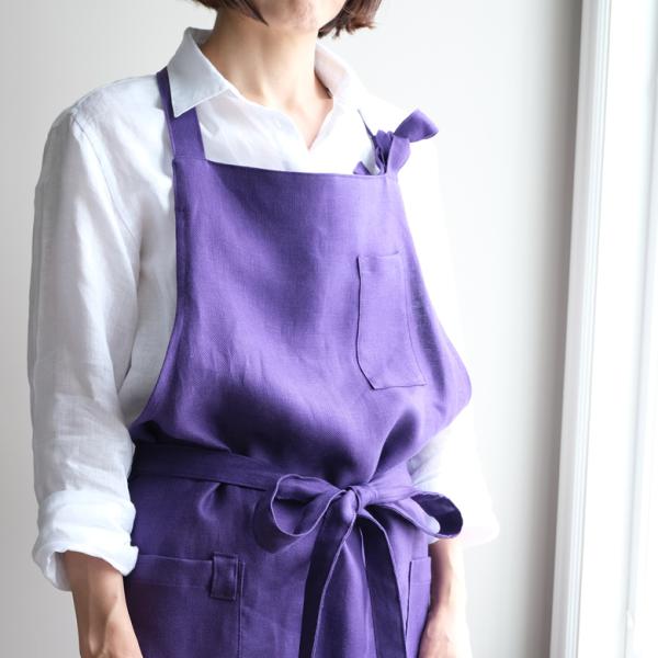 リネン100％エプロンドレスロサンゼルスで購入 linen-house_linen-apron-decor
