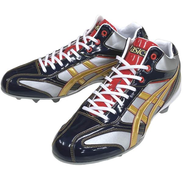 ASICS FFBlast ネイビー/ゴールド スパイクシューズ ASICS FFBlast ネイビー/ゴールド スパイクシューズ