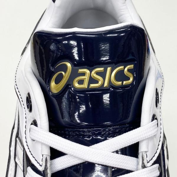 asics ネイビー トレーニングシューズ ASICS 【サイズ交換送料無料】ホワイト×ネイビー アシックス