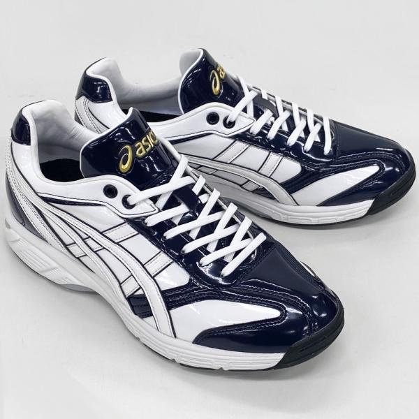 ASICS（アシックス） 【サイズ交換送料無料】ホワイト×ネイビー 野球