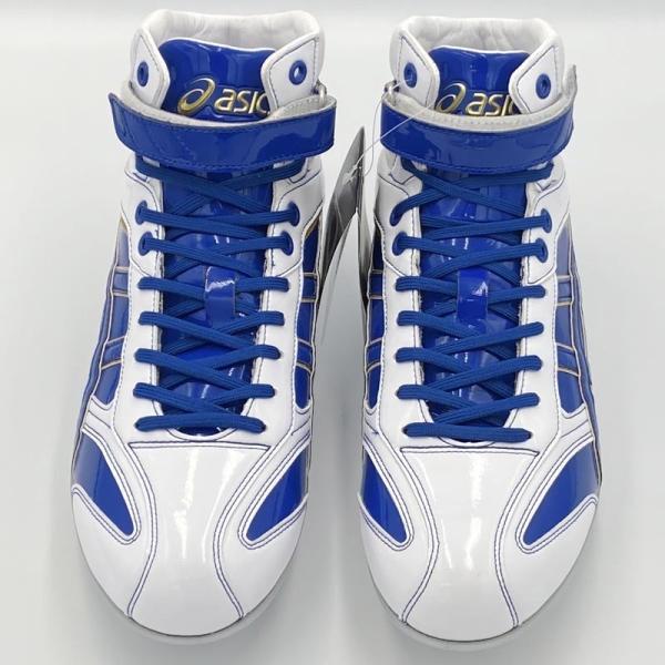 ⭕️値下げ可能！！ASICS スパイクシューズ ホワイト/ブルー　26cm ASICS 【サイズ交換送料無料】ホワイト×ブルー アシックス 野球