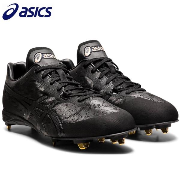 ASICS（アシックス） 野球 埋込金具スパイク 金属歯 樹脂底 ゴールド