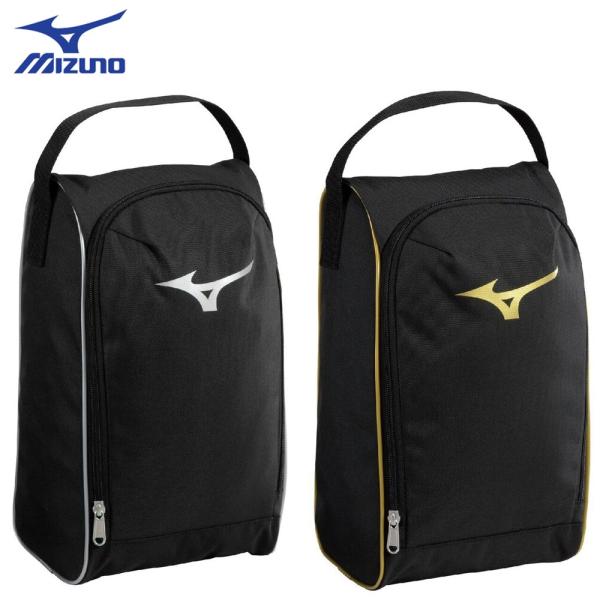 大きな開口部でシューズを入れやすい設計サイズL19×W13×33cmカラー91：ブラック×シルバー95：ブラック×ゴールド素材ポリエステル（裏加工PU）原産国ベトナム製質量約140g